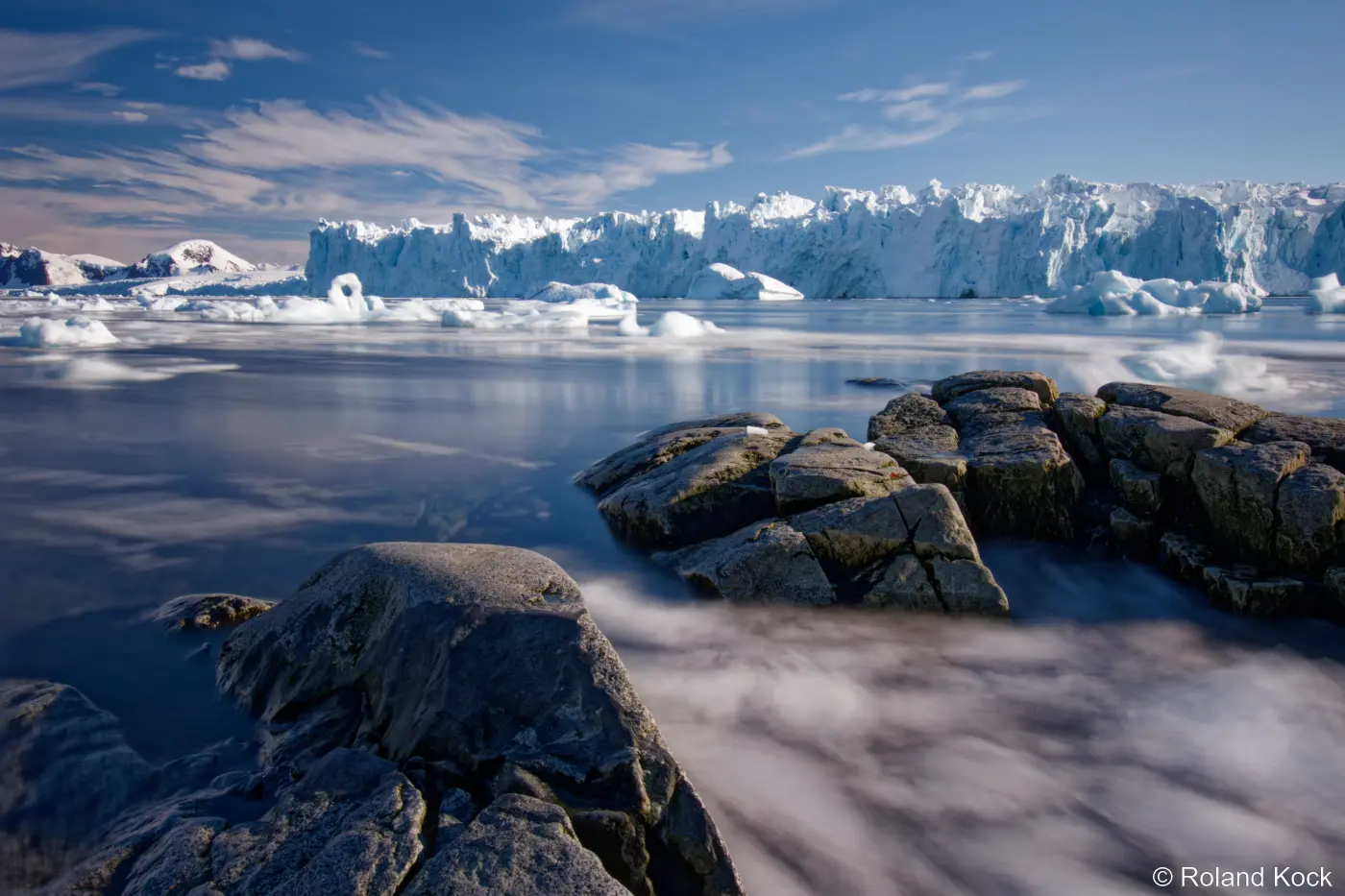 Northeast Gletscher vor Stonington Island in der Antarktis Foto: Roland Kock