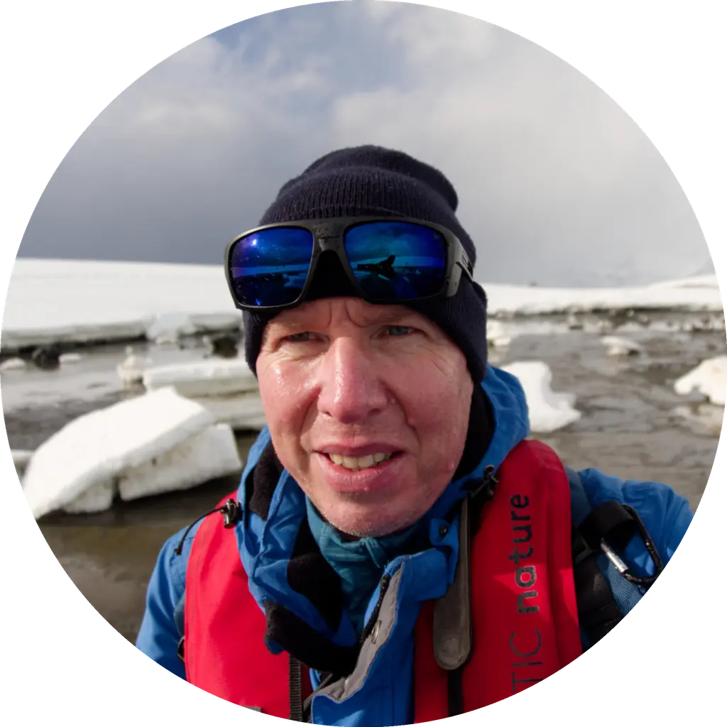 Roland Kock in der Antarktis